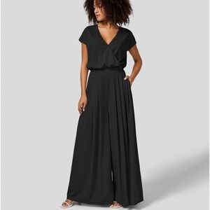 Halara black jumpsuit romper